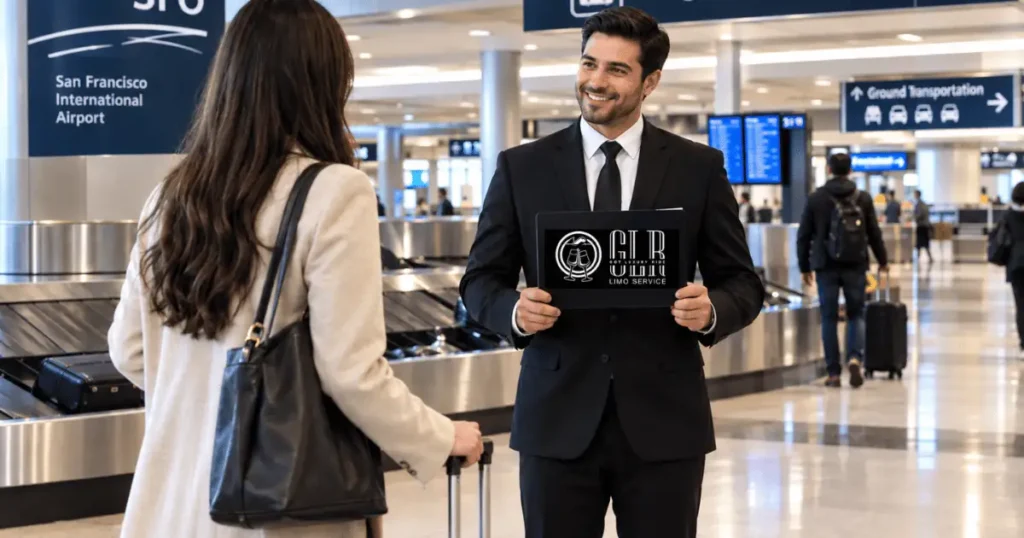 Got Luxury Ride black car chauffeur meet-and-greet at SFO