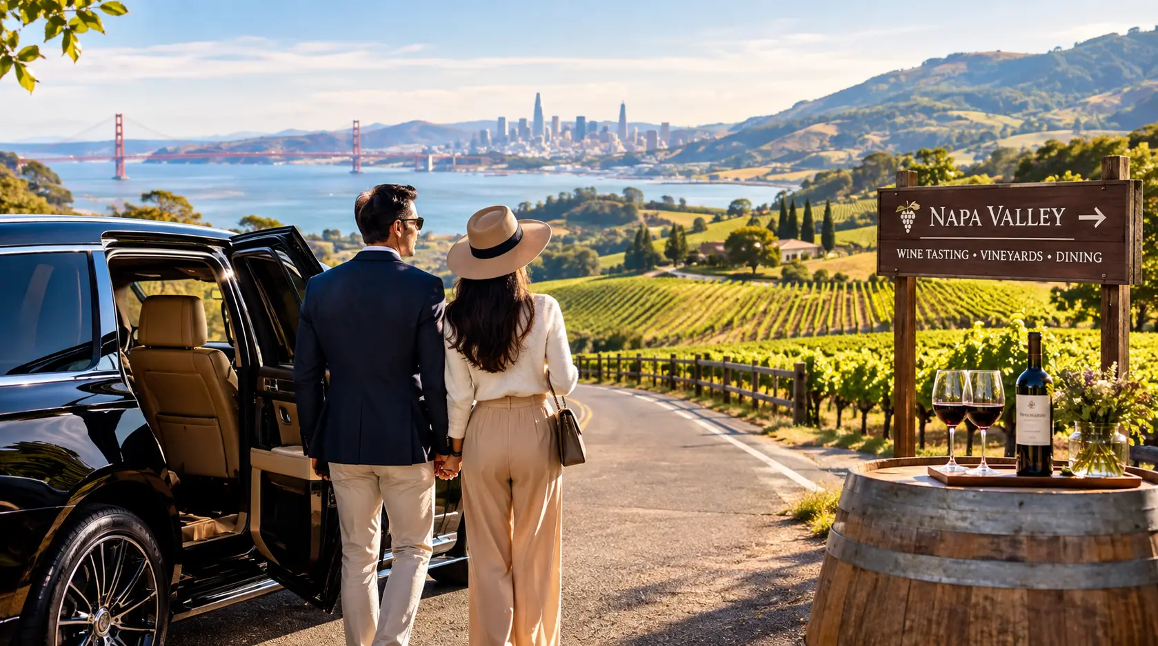 You are currently viewing San Francisco to Napa Wine Tour with Luxury Private Car Service